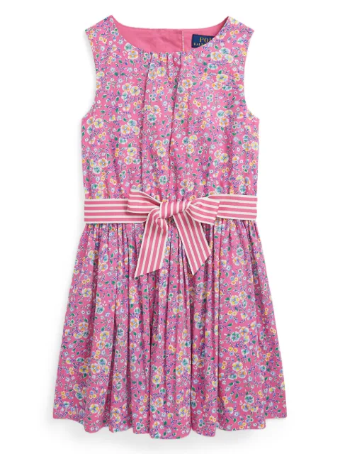 POLO RALPH LAUREN KIDS floral-print cotton dress