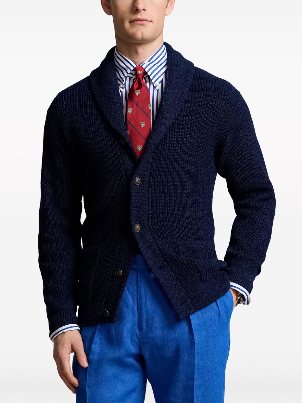 Polo Ralph Lauren Vest van linnenblend Blauw