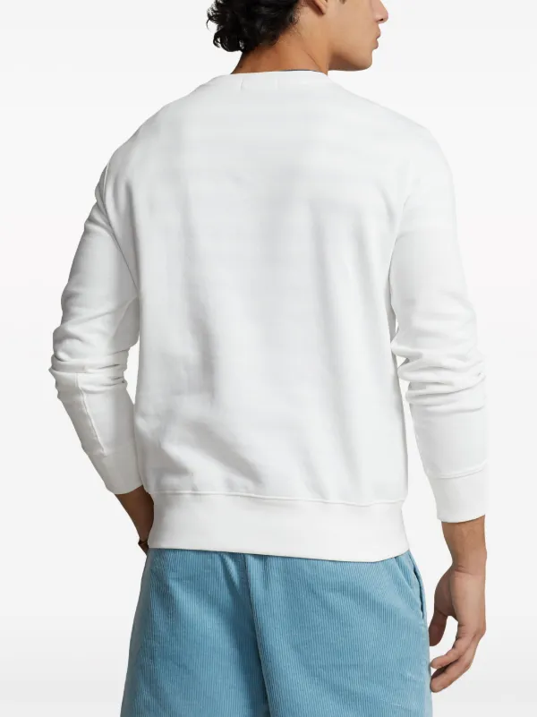 Polo Ralph Lauren Teddy Bear cotton-blend Sweatshirt | White