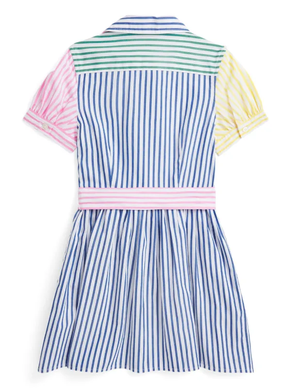 POLO RALPH LAUREN KIDS Striped Shirt Dress | Blue | FARFETCH