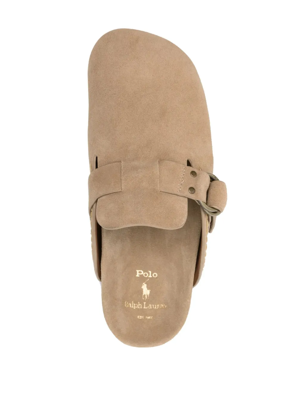 Polo Ralph Lauren Turbach スエード クロッグサンダル | ニュートラル