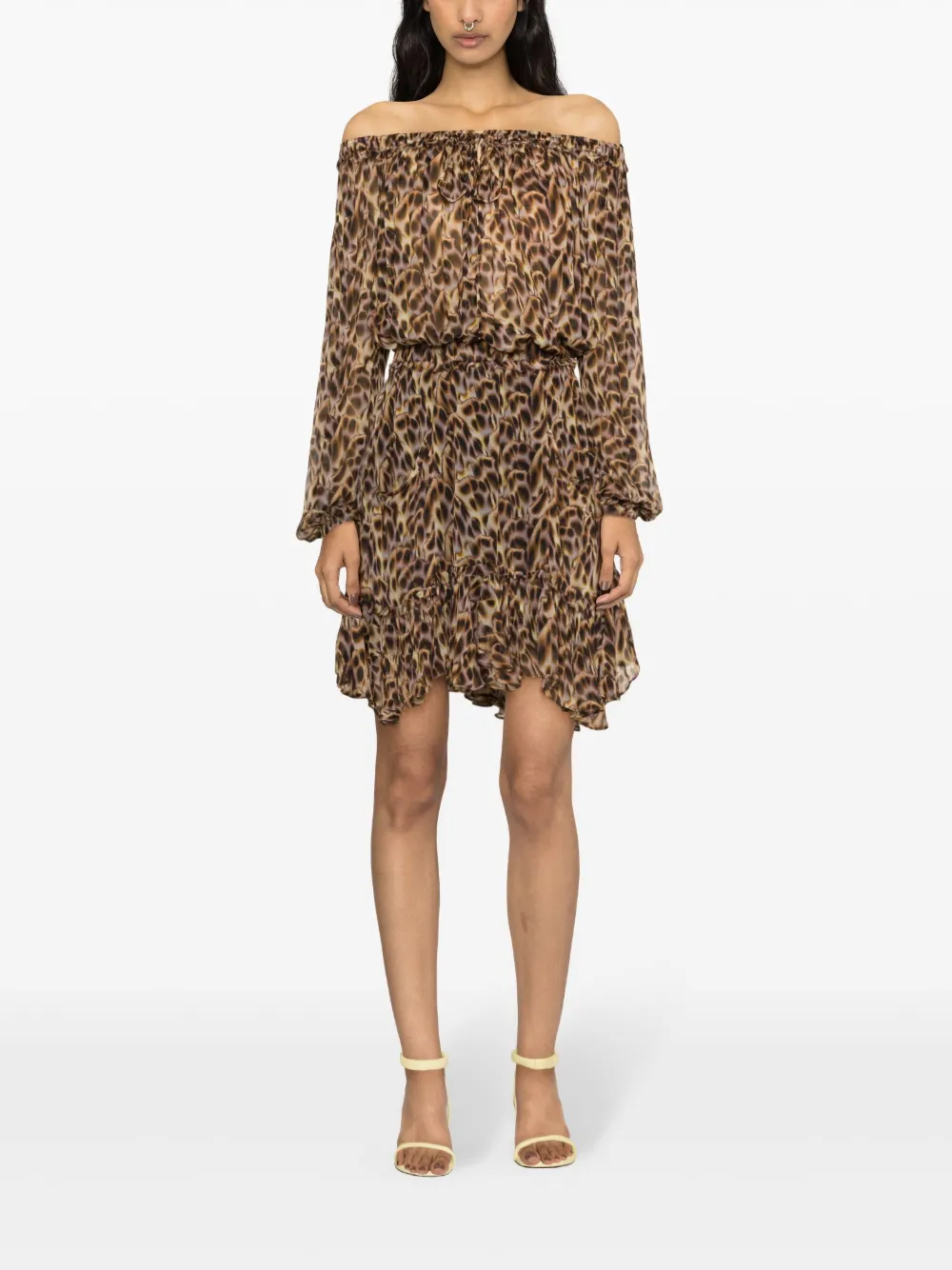 MARANT ÉTOILE Viera graphic-print miniskirt | Asymmetric & Draped Skirts | Image 2