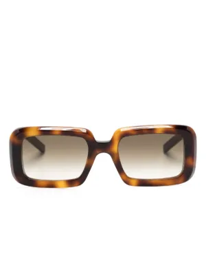 Saint Laurent Eyewear SL 534 スクエアフレーム サングラス | ピンク