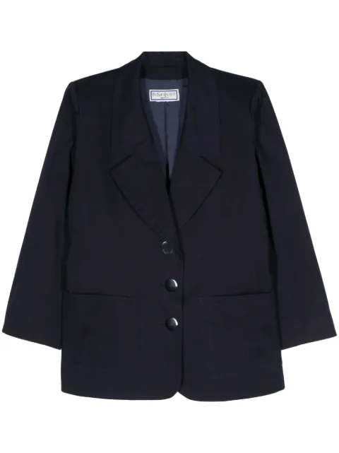 Saint Laurent Pre-Owned 1980s single-breadted blazer