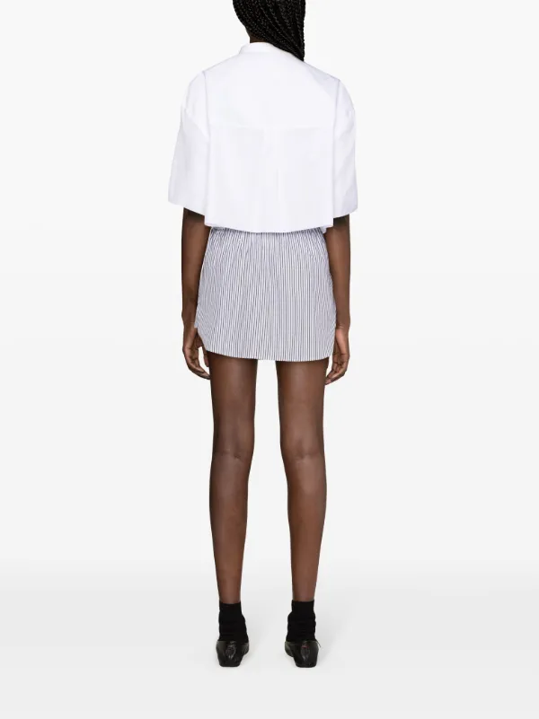 HommeGirls カットオフエッジ シャツ | ホワイト | FARFETCH JP