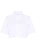 HommeGirls raw-cut cotton shirt - White
