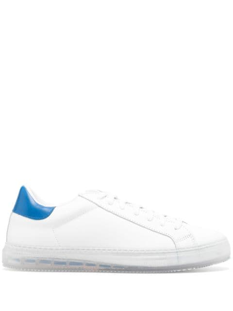 Kiton transparent-sole sneakers