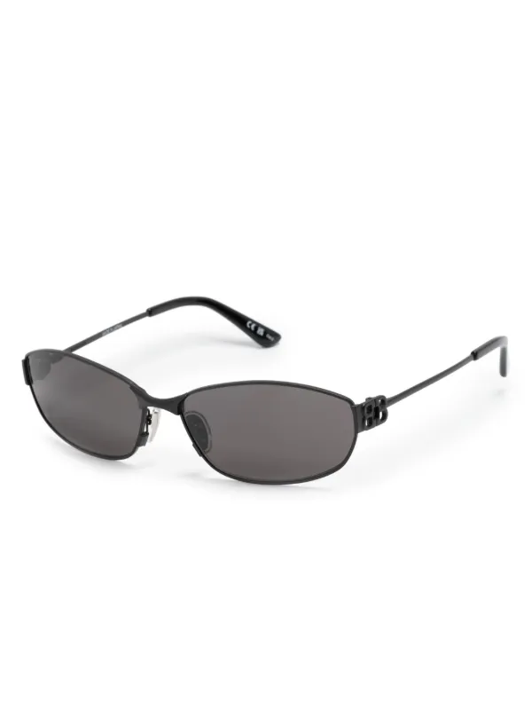 Balenciaga Eyewear BB0336S oval-frame Sunglasses | Black | FARFETCH