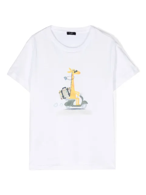 Il Gufo illustration-print cotton T-shirt