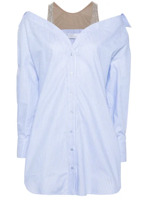 Giuseppe Di Morabito rhinestone-embellished shirtdress