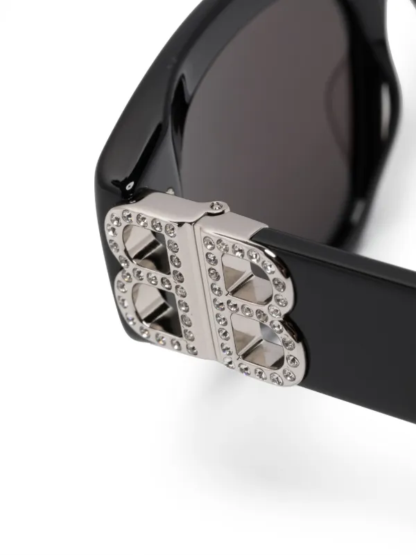 Balenciaga Eyewear cat eye Sunglasses Black FARFETCH AU