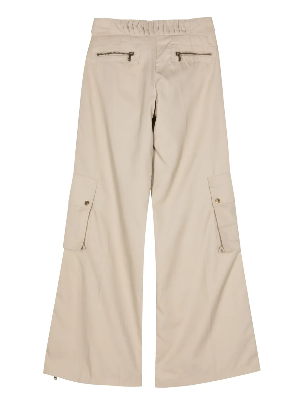 Dolce & Gabbana Pre-Owned 2000s broek met wijde pijpen - Beige
