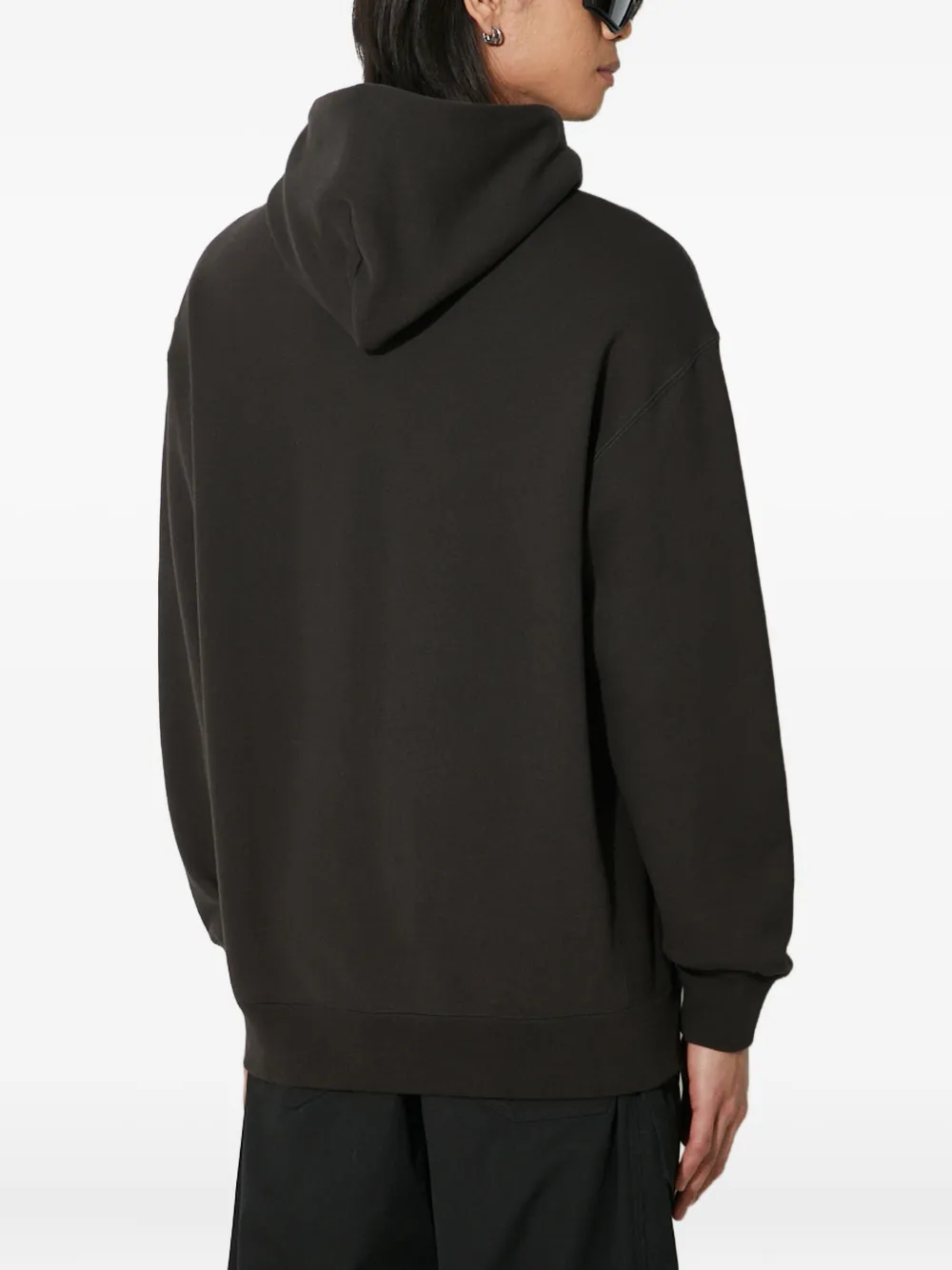 PUMA Hoodie met geborduurd logo Zwart