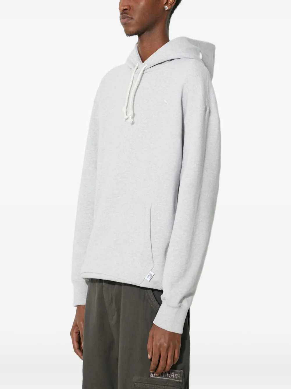 PUMA Hoodie met geborduurd logo Grijs
