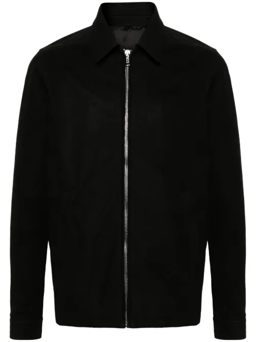 Veste zippée Brad en daim - Rick Owens - Modalova