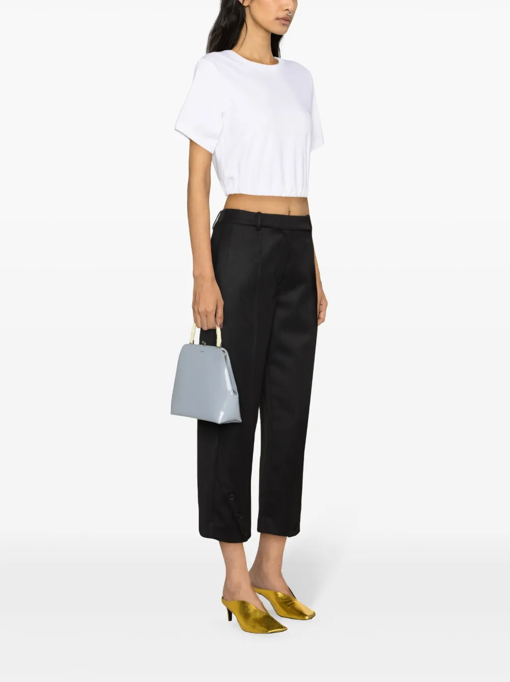 Simkhai T-shirt met elastische taille Wit
