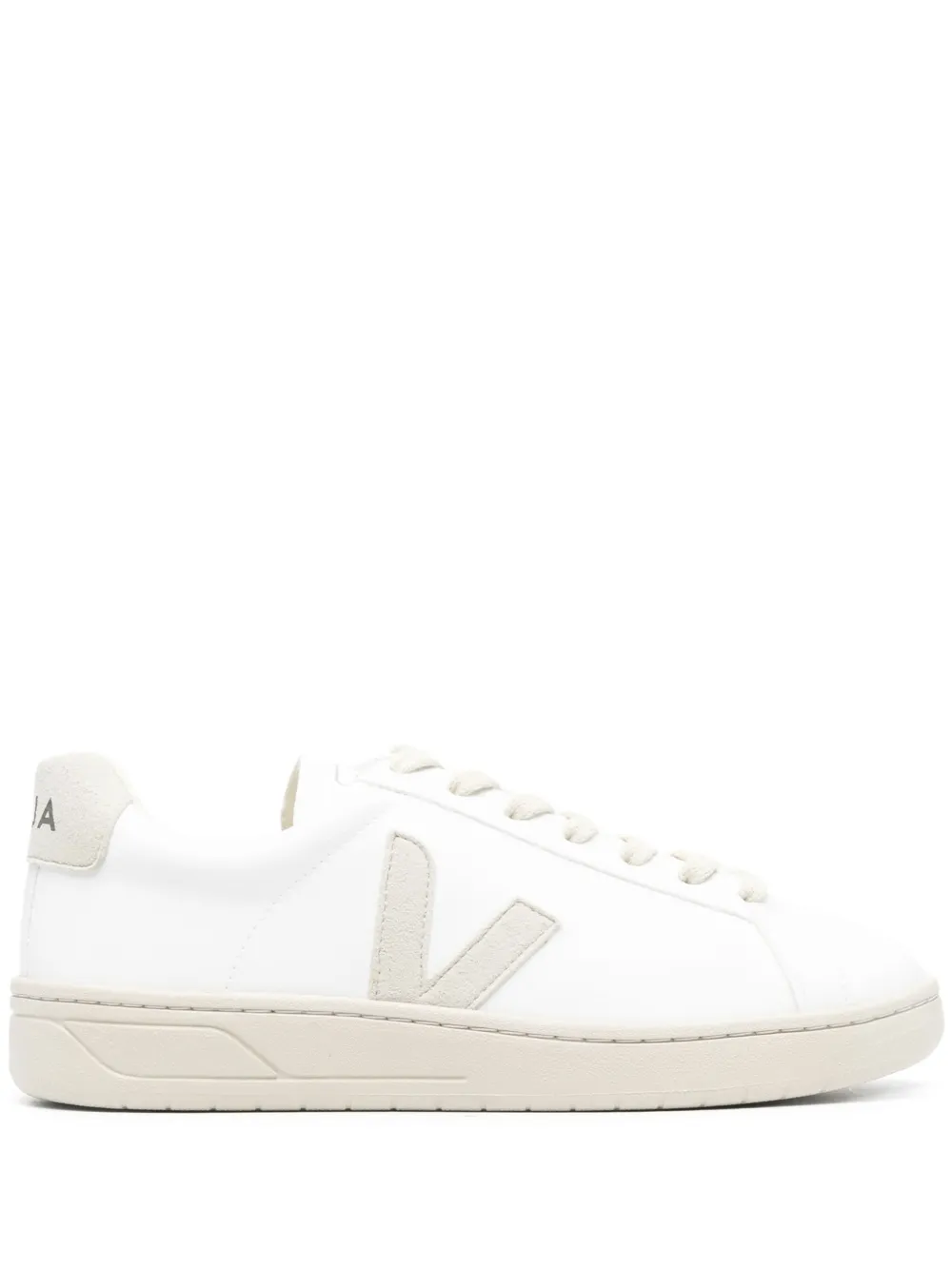 Veja Urca Bicolor Leather Low-top Sneakers In White