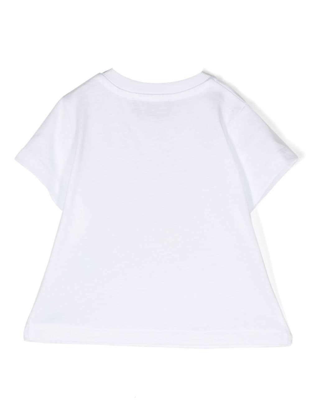 Shop Moschino Teddy Bear Short-sleeve T-shirt In White