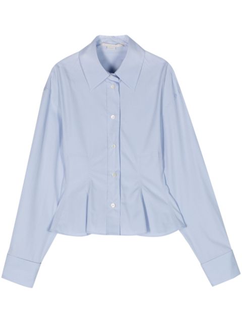 Stella McCartney panelled-bodice cotton shirt Women