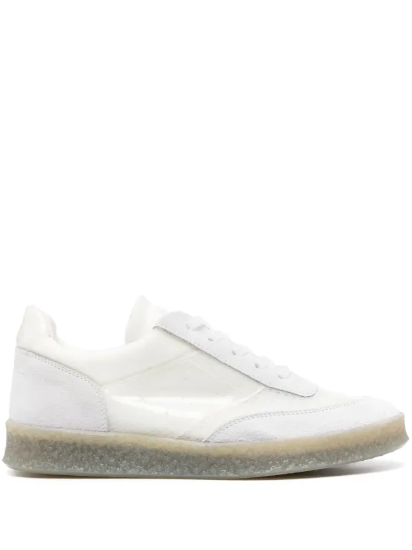 MM6 Maison Margiela Lace-up Sneakers in White