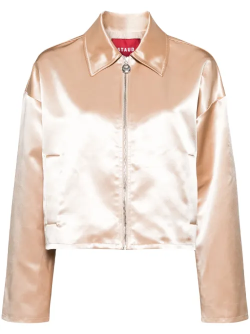 Veste Lennox à fini satiné - STAUD - Modalova