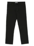 Paolo Pecora Kids dart-detail trousers - Black