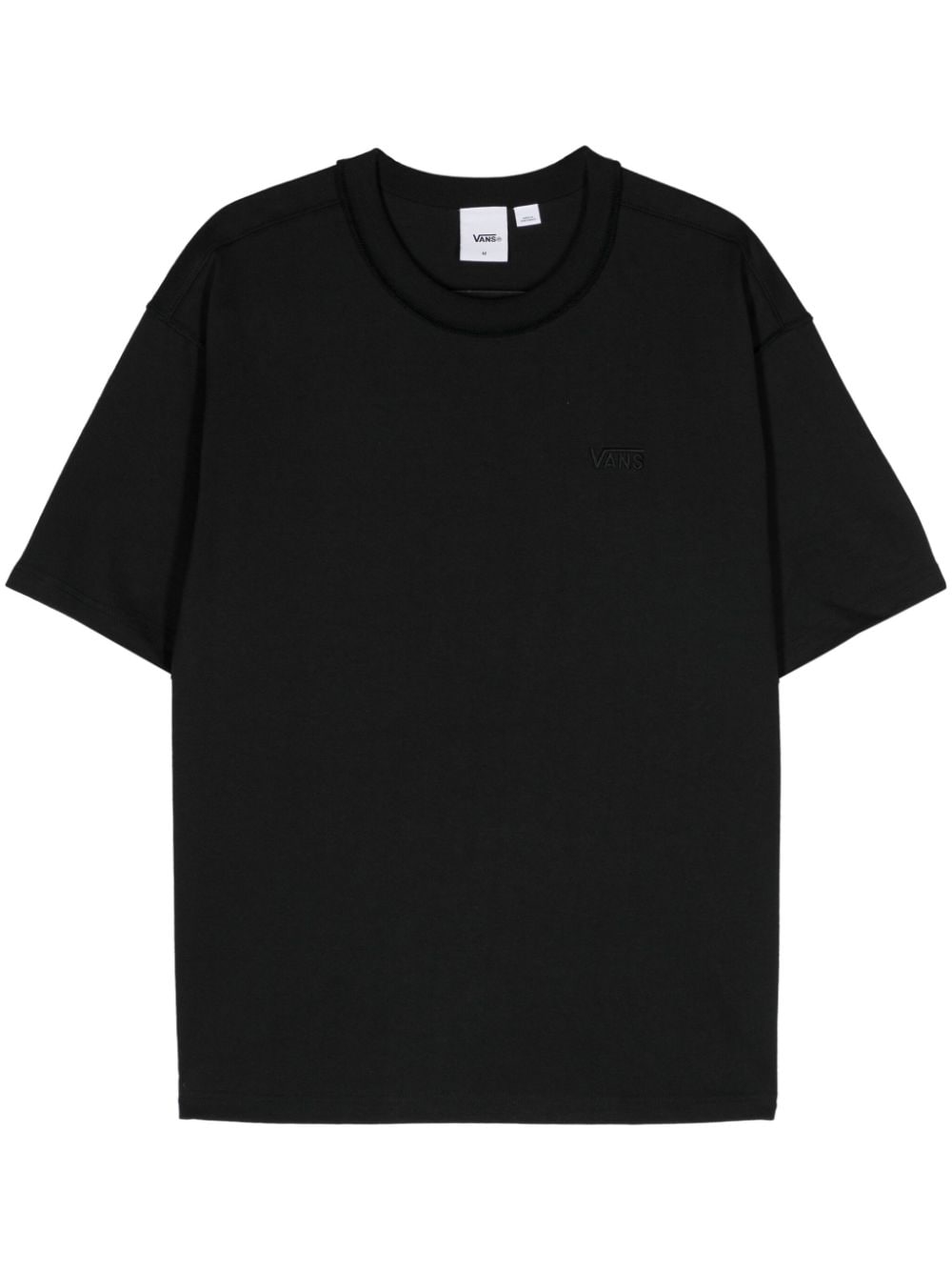 logo-embroidered cotton T-shirt