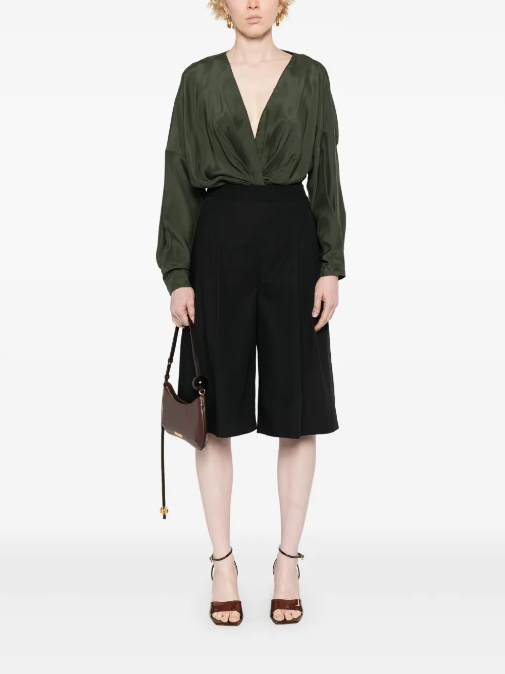 PierAntonioGaspari High waist shorts - Zwart