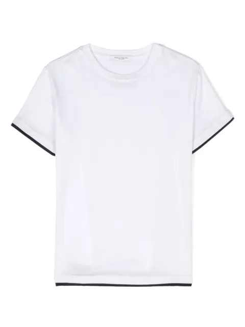 Paolo Pecora Kids contrasting-trim cotton T-shirt