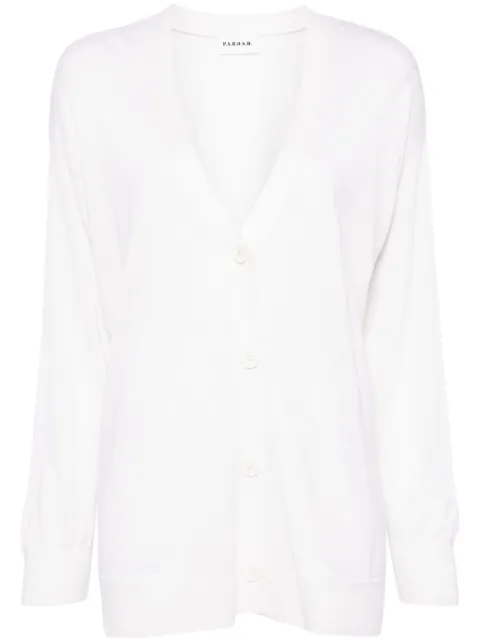 P.A.R.O.S.H. cardigan à bords nervurés