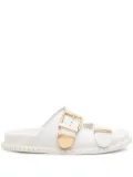 Chloé Rebecca leather slides - White