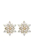 Hzmer Jewelry crystal-embellished star earrings - Gold