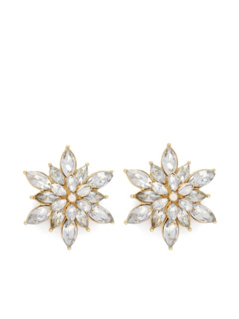 Hzmer Jewelry crystal-embellished star earrings