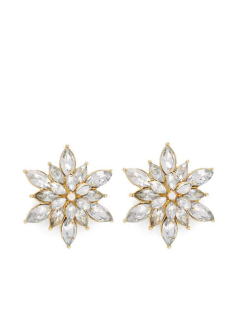 Hzmer Jewelry crystal-embellished star earrings