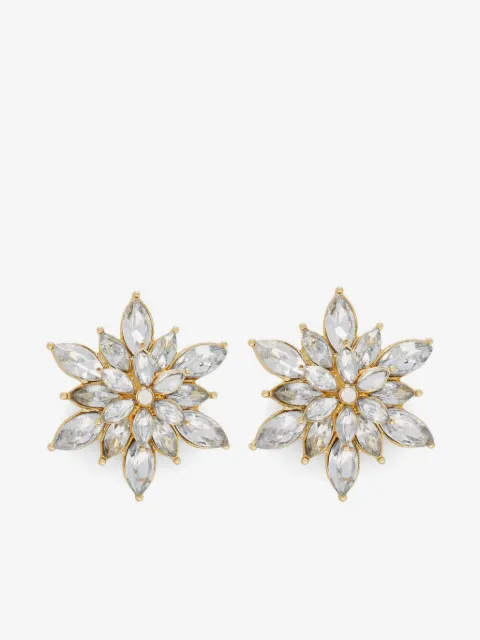 HZMER JEWELLERY crystal-embellished star earrings