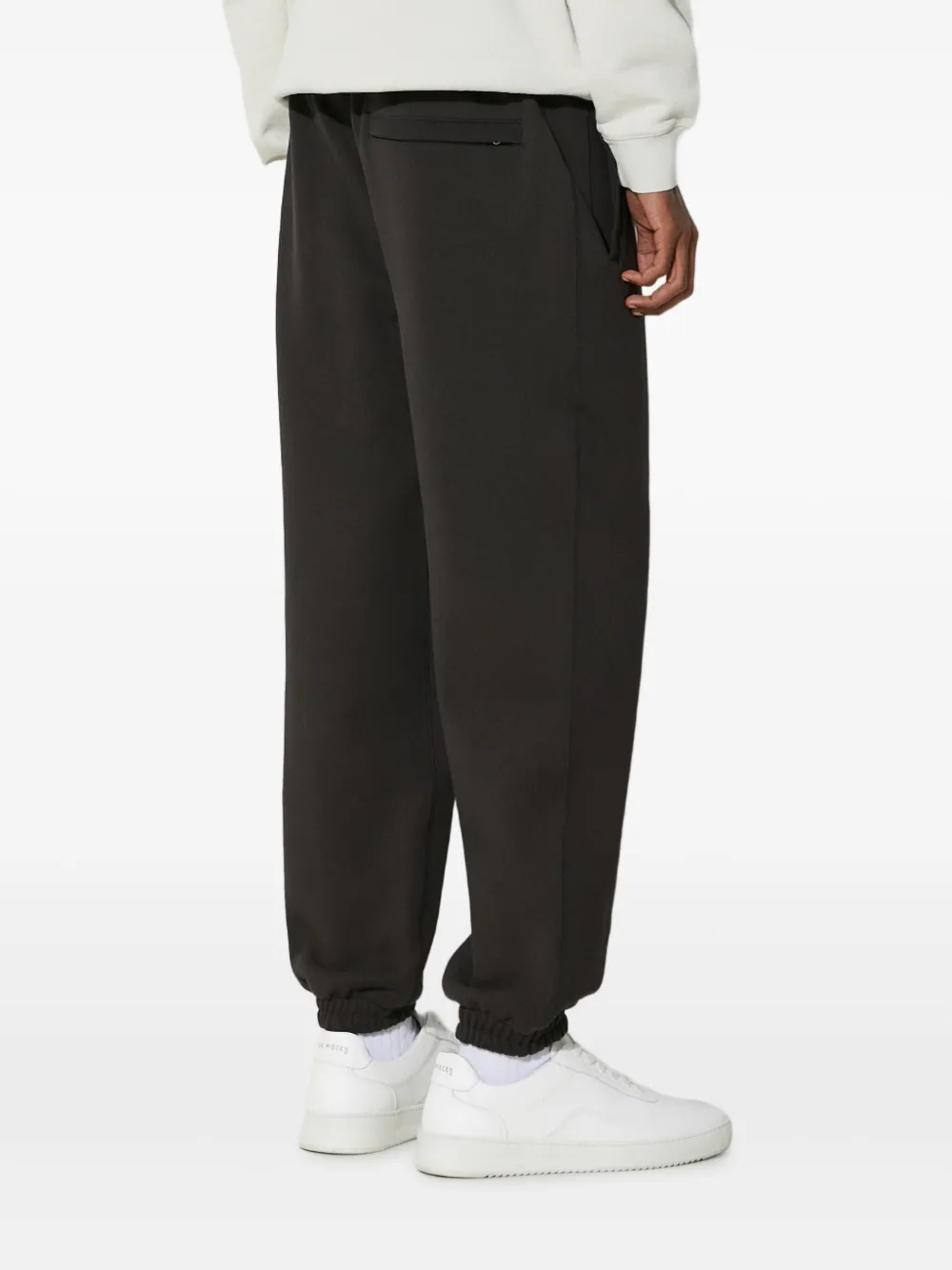 PUMA Broek met geborduurd logo Zwart