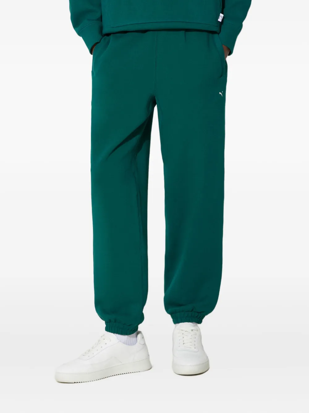 PUMA embroidered-logo track pants | Green | Image 1