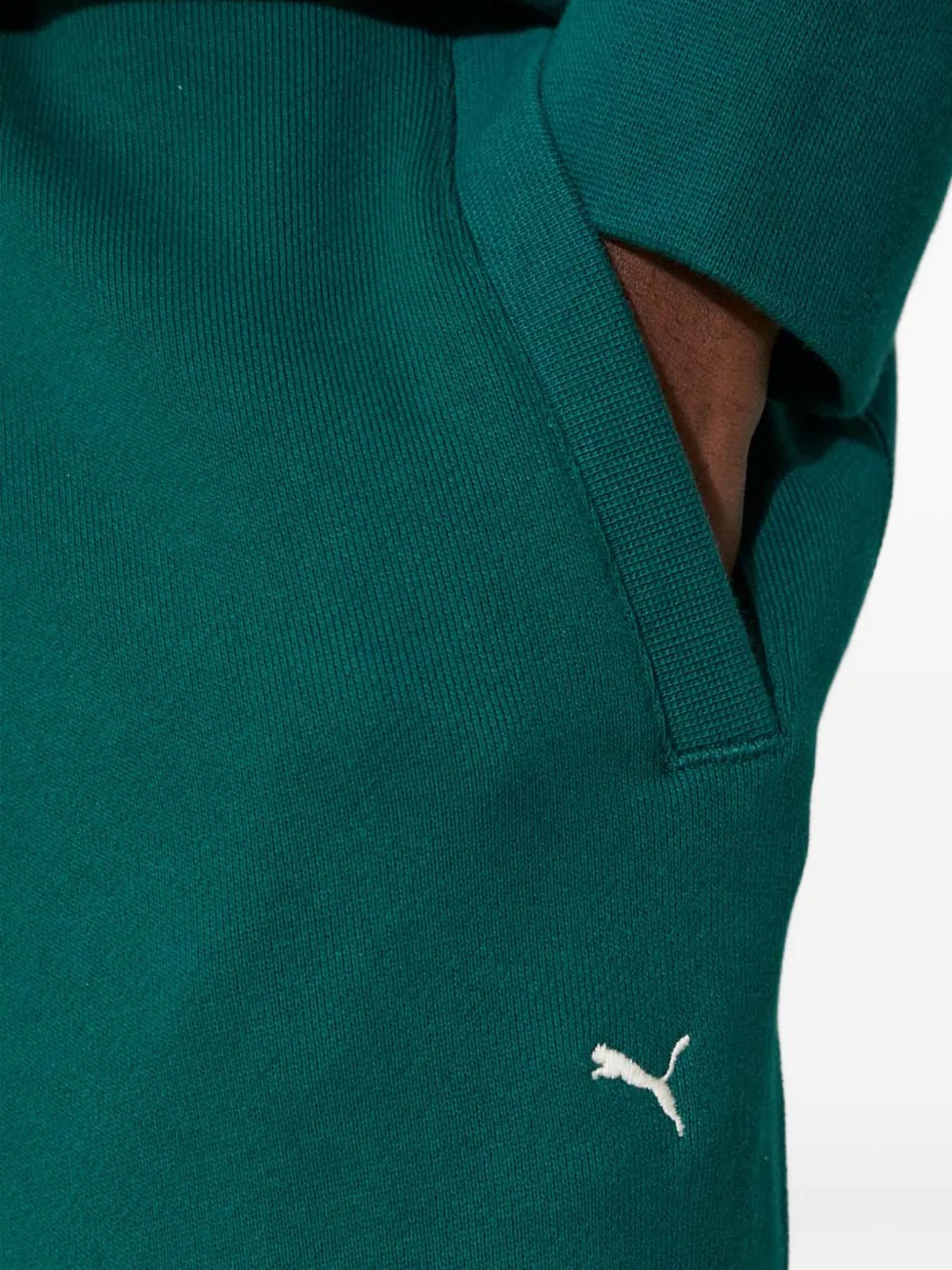 PUMA Trainingsbroek met geborduurd logo Groen
