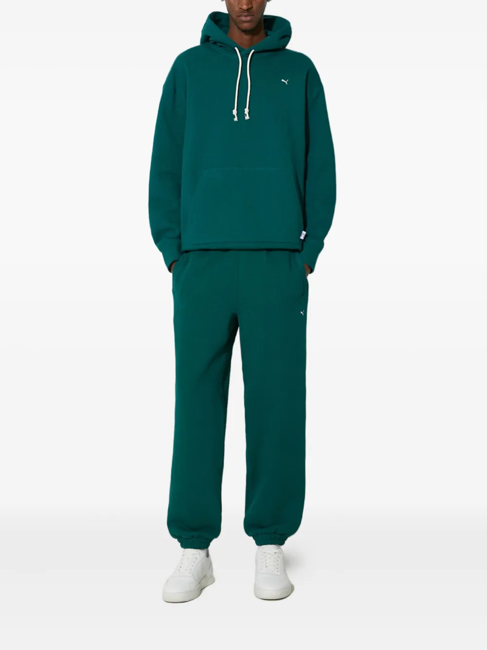 PUMA Trainingsbroek met geborduurd logo - Groen