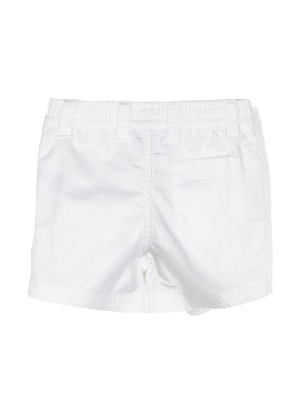 Shop Ralph Lauren Polo Pony Cotton Shorts In White