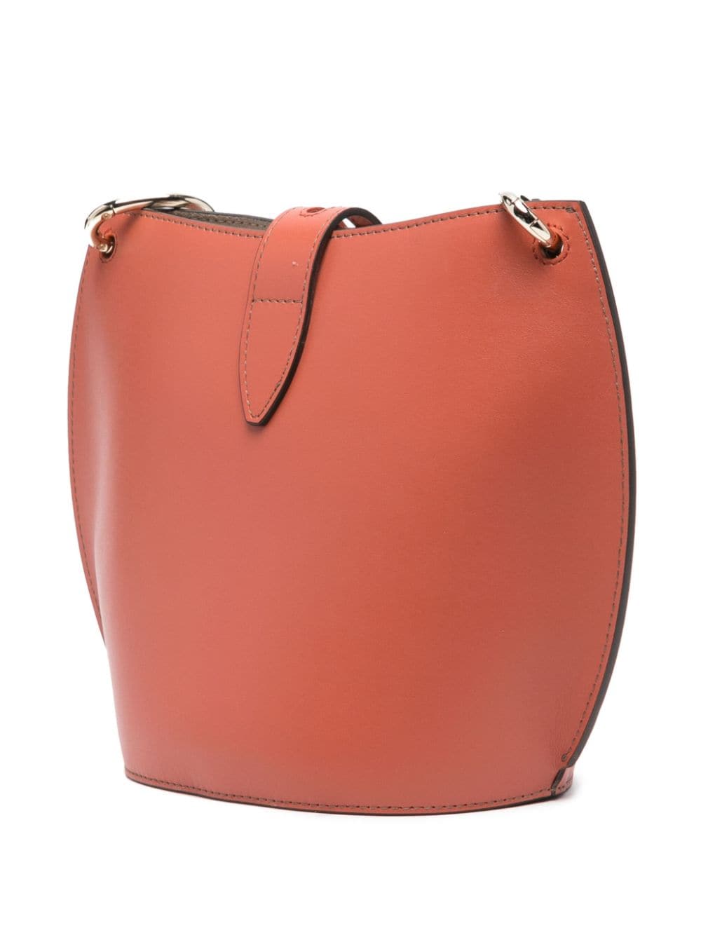 Furla Unica leren crossbodytas Oranje