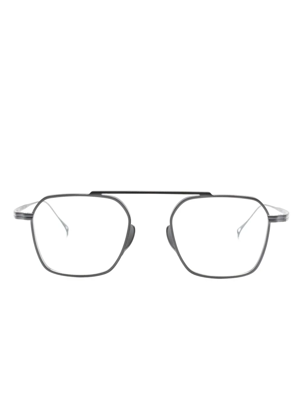 Kame Mannen square-frame glasses | Grey | Image 1