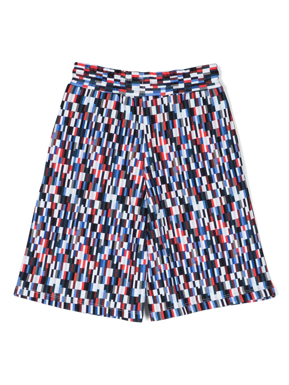 Missoni Kids Shorts met geometrische print Blauw