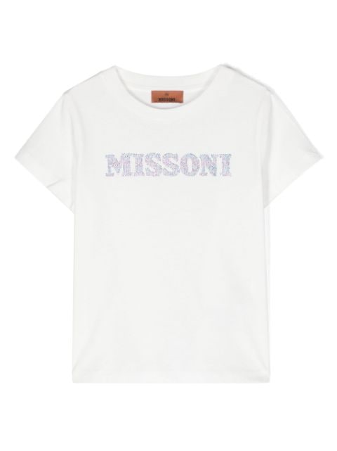 Missoni Kids logo-embellished cotton T-shirt 