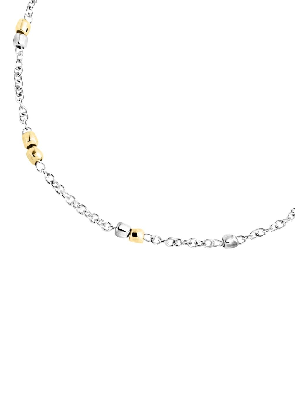 Dodo 18kt yellow gold Mini Granelli bracelet - Zilver