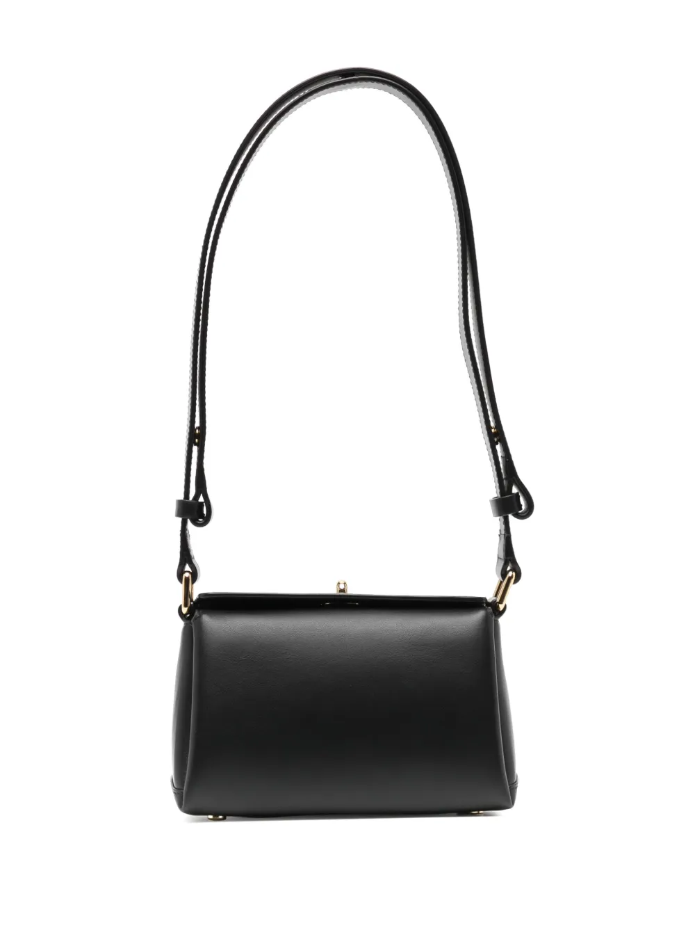 Plan C mini Folded leather shoulder bag - Nero