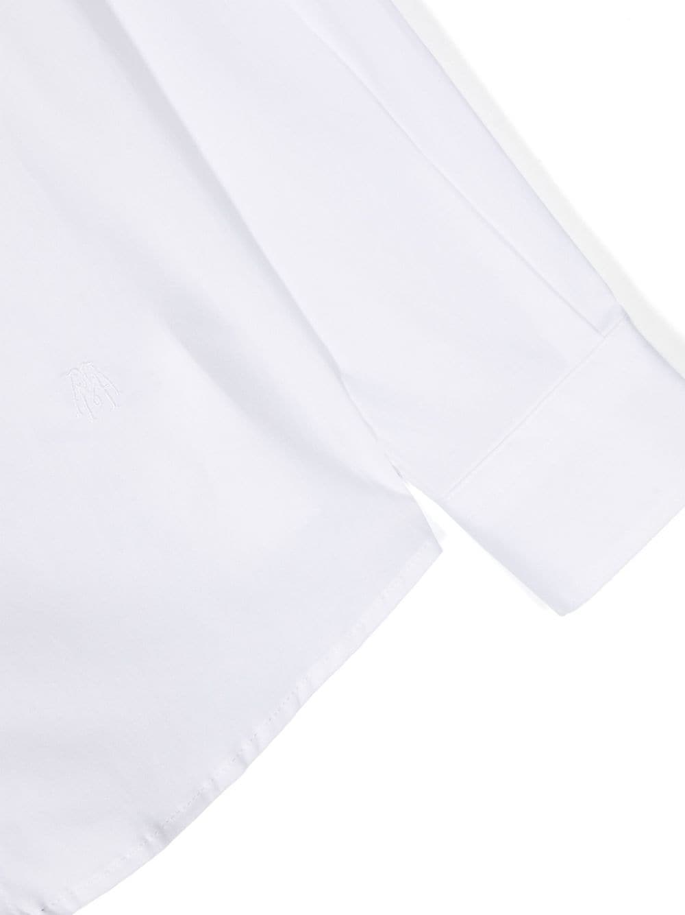 Shop Paolo Pecora Embroidered-motif Shirt In White