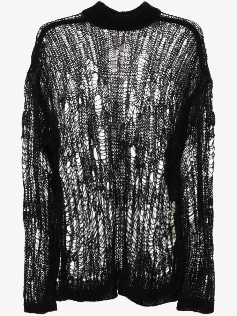 Rick Owens Tommy Lupetto open-knit jumper