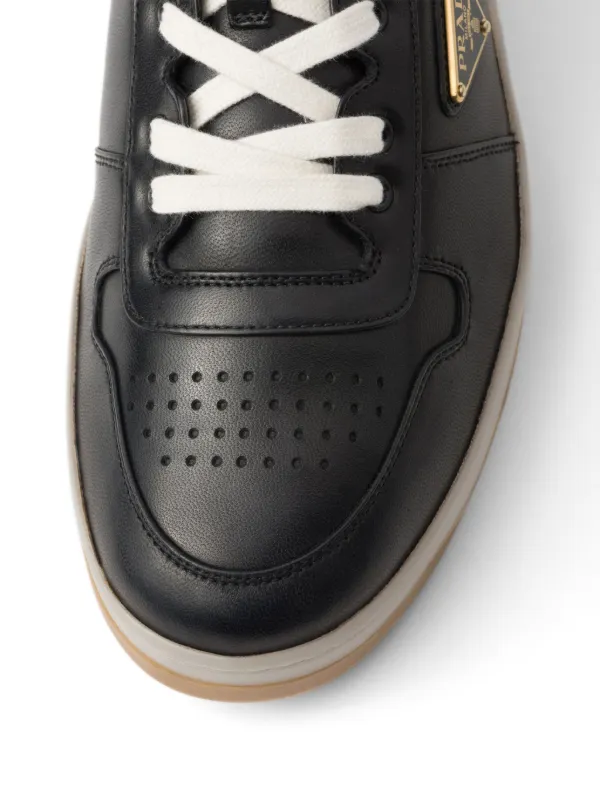 【超美品】prada archive leather shoes 1990s Prada Lug Sole Leather Oxfords — Wayward Collection