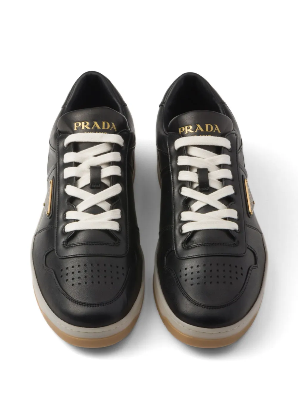 Prada Downtown low-top sneakers Zwart